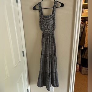 Maxi Checkered Dress